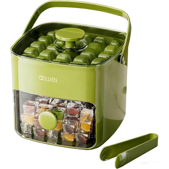 Fabricador de Hielo AUZUX XYMICT02 de 48 Cubos con Tapa y Cubeta