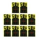 thumbnail image 4 of 10 Uds. de objetivo de papel/autoadhesivo de 12 pulgadas x 18 pulgadas silueta humana/objetivos de silueta de papel de campo de tiro/objetivos de tiro, 4 of 5
