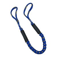 Ioensy - Cuerda De Muelle Elástica Para Barco, Cuerda De Muelle Para Barco, Se Estira Hasta 5,5 Pies, Puntos Azules Y Amarillos