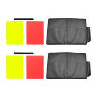 Ioensy - Juegos De Tarjetas De Árbitro De Fútbol Con Billetera Para Competición De Fútbol De Deportes Al Aire Libre