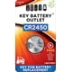 thumbnail image 1 of Key Battery Outlet Batería CR2450 para llavero de coche – 1 unidad, 1 of 8