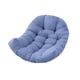 thumbnail image 4 of Cojín De Repuesto Para Silla Egg, Cojín Suave Para Silla Columpio, Para Balcón, Patio, Gris Y Azul, 4 of 5