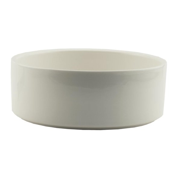 Cuenco para mascotas Johnson Plastics Plus de cerámica blanca 15 cm
