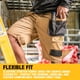 thumbnail image 4 of Pantalones cortos de trabajo DEWALT Protradesman para hombre, polialgodón, color canela 36, 4 of 5