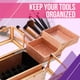 thumbnail image 5 of Estuche de maquillaje Ver Beauty Professional con 4 bandejas en oro rosa, 5 of 8