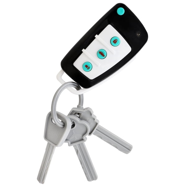 Llaves de coche de juguete Playkidiz, llave remota de coche para niños pequeños con aspecto real