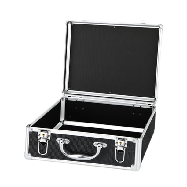 Caja de herramientas portátil de aleación de aluminio, estuche de almacenamiento a prueba de golpes, caja de herramientas de aleación de aluminio para M