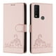 thumbnail image 5 of Funda tipo cartera FOXDOCK para TCL 30 XE 5G con soporte, ranuras, RFID, diseño de gato, 5 of 5