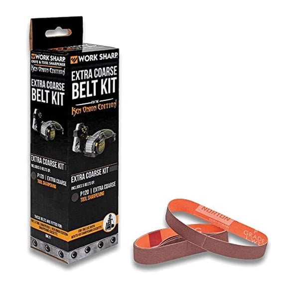 Afilador de cuchillos WORK SHARP WSSAKO81117, kit de cinturón extra grueso