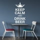 thumbnail image 2 of Decomural Drink Beer Keep Calm WS-46188, 2 of 2