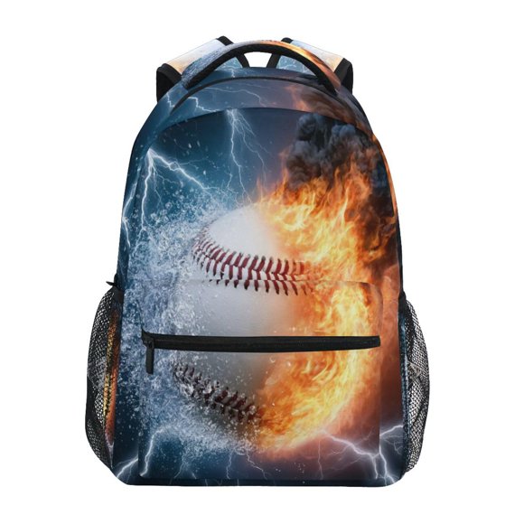 Mochila Kcldeci 29x20x41 cm estilo Baseball para Niños – Mochila Escolar