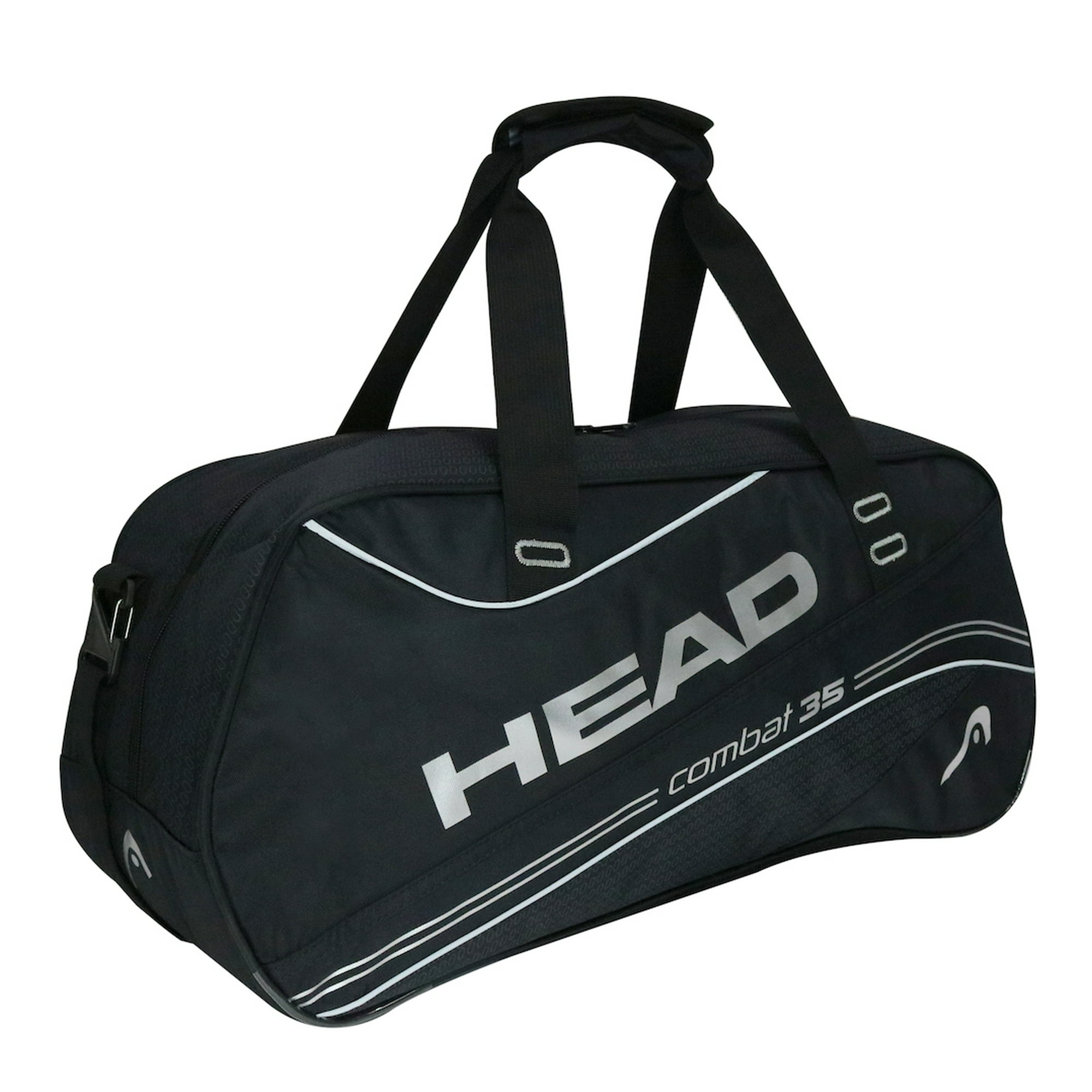 Bolso Deportivo New Combat 35 Negro Plata Head