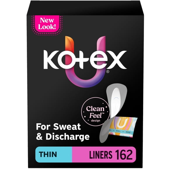 Protectores diarios Kotex Daily Thin de absorción ligera 162 unidades