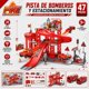 thumbnail image 2 of Estación de Bomberos 3D Fire Fighting con Pista, Rampa y Vehículos 47 Piezas Rojo, 2 of 3