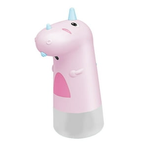 Genérico - Dispensador De Jabón Automático Con Dibujos Animados Para Encimera, Para Oficina, Baño, Cocina, Fregadero, Color Rosa