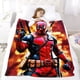 thumbnail image 5 of Deadpool anti-pilling, suave, ligera, esponjosa y acogedora de lujo para hogar y cocina – Perfecta para niños y adultos,80X100cm, 5 of 6