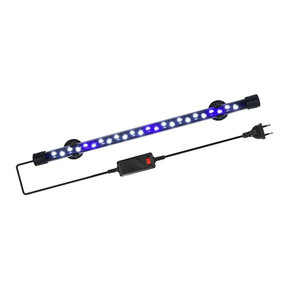 Lámpara De Tira De Barra De Piscina De Luz LED Para Acuario Luces Azules Y Blancas Impermeables UE 38cm