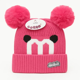 thumbnail image 1 of GORRO DE LANA INFANTIL DISEÑO CERDITO CON CHIPORRO Y POMPONES BEBE UNISEX, 1 of 3