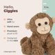 thumbnail image 2 of Peluche de la colección Bearington Giggles Monkey 28 cm, 2 of 6