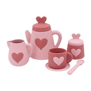 Magideal - Platos De Mesa De Té Platos De Cocina Juguetes Rol -Juego De Juego De Juego De Juego Temprano Juego De Té De Té Para Juguetes Para Fiestas Presul Ladrillo Rojo