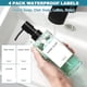 thumbnail image 3 of Dispensador de jabón de vidrio con bomba de acero inoxidable, Dispensador de jabón de mano transparente para baño, 12 fl oz / 350ml Dispensadores de jabón de mano y platos para cocina, (solo botellas), 3 of 3