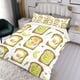 thumbnail image 3 of Pan Tostado Conjunto de sábanas temático, trío de piezas, cómodo y amigable con la piel, diseño único, regalo de decoración para el hogar para familiares, amigos y fans, 90 cm * 190 cm, 3 of 6