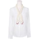 thumbnail image 2 of INSPIRE CHIC Bufanda de Chifón Sólido para Mujer Cinta Cuadrada de Satén Sedoso Elegante Pañuelo para Regalo Oficina Talla Única Albaricoque, 2 of 6