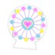 thumbnail image 1 of Holiday Treats Gift Box Trasparent Wedding Favors Party Candy Boxes Para Shop Yellow Pink Heart, 1 of 5
