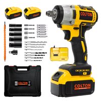 Watson - Llave Impacto 350N/M Colton + Accesorios + 2 Baterías