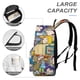 thumbnail image 4 of Todos Crecidos-theme Backpack, Campus style schoolbag Bookbag with Adjustable Shoulder Straps And Large Zip Compartment, Unisex Travel Bags.42x30x15cm, 4 of 6