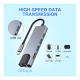 thumbnail image 3 of Hub 5 en 1 USB-C USB 3.0 HDMI 4K PD LAN RJ45 gigabit #1, 3 of 3
