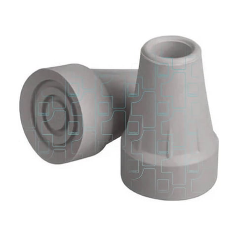 Topmedic - Par De Regatones De Goma Para Baston 34 19Mm