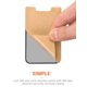 thumbnail image 5 of Cartera OBVIS Porta Tarjetas Autoadhesiva 2 Unidades Negro, 5 of 8