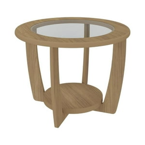 Baum - Mesa Centro Curve Beige/Natural