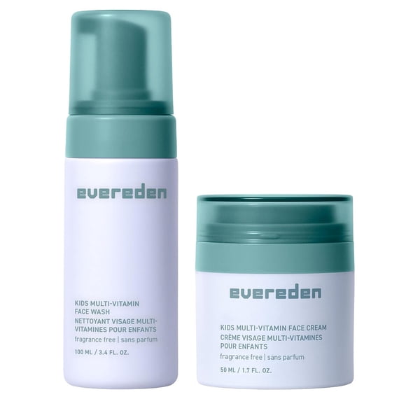 Evereden Kids Face Wash Cream Set, Safe for Sensitive Skin