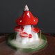 thumbnail image 1 of 1pza Artesanías de Cerámica Encantador Hongo Cascada Flujo de Reversa Quemador de Incienso Soporte de Varilla de Incienso Incensario Decoración Del Hogar Regalos para Niño (sin Incienso), 1 of 6