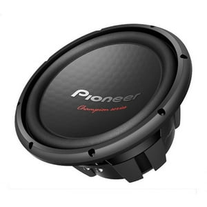 Subwoofer 12"" Pioneer Ts-W312S4 1600W 500W Rms 1 Bobina Negro