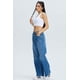 thumbnail image 1 of Jeans Mujer Calce Recto Lazo Azul, 1 of 4