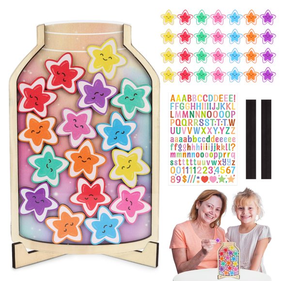 Tarro de Recompensas Estrella ZeffuLyne 15x23 cm con Soporte Magnético