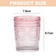 thumbnail image 2 of Vasos de agua vintage de 300 ml, vasos románticos para beber, juego de cristalería para zumos, bebidas, cerveza y cócteles., 2 of 6