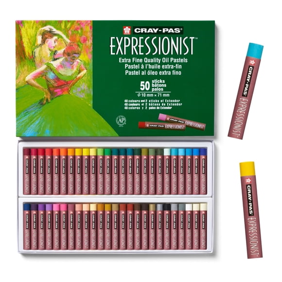Set de pastel al óleo SAKURA Cray-Pas Expressionist, 50 barras