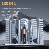 Jenabom - Juego De Destornilladores Eléctricos De Precisión 181 En 1, Herramienta De Reparación Eléctrica Recargable Con Par Ajustable, Ideal Para Reparar Productos Electrónicos.