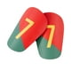thumbnail image 2 of 2 Uds Espinilleras De Fútbol Protector Pequeño Amortiguador De Fútbol Espinilleras Rojo Verde 10x6cm, 2 of 3