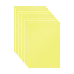 Magideal - 10X Láminas De Pvc, Película Rígida, Tamaño A4, 8,3X11,7 Pulgadas, Plantilla Diy, Hoja De Arte Multiusos Para Proyectos De Decoración Y Fabricación De Amarillo