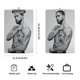 thumbnail image 2 of Bad Bunny Portapapeles de acrílico A4, tamaño carta estándar, carpeta con clip 31.8x 21.5CM para estudiantes, profesores y oficina, 2 of 6
