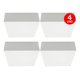 thumbnail image 1 of Pack 4 Plafon Panel Led Cuad Sob Itd Decorativo 12w 6000k blanco, 1 of 7
