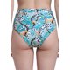 thumbnail image 2 of Bikini calzón alto con pretina estampado verde Talla M, 2 of 3