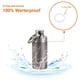 thumbnail image 2 of TISKY - Pastillero portátil de titanio (2 unidades), resistente al agua, ideal para viajes al aire libre, bolso o bolsillo (mini), 2 of 7