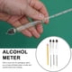 thumbnail image 2 of Probador de medición de precisión de alcohol de grado de licor, termómetro, cilindro medidor de alcohol, medidor de alcohol de tres grupos, 2 of 5