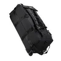 Magideal - Bolsa De Lona Con Ruedas Bolsa De Prenda Rodante Malura De Equipaje De Transporte Multifuncional Para Campamento Bolsa De Almacenamiento Picnic Viajan Negro